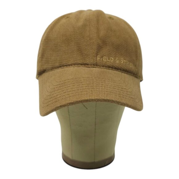 Field and Stream Strapback Cap Logo 6 Panel Hunting Baseball Hat Light Brown - Picture 10 of 14